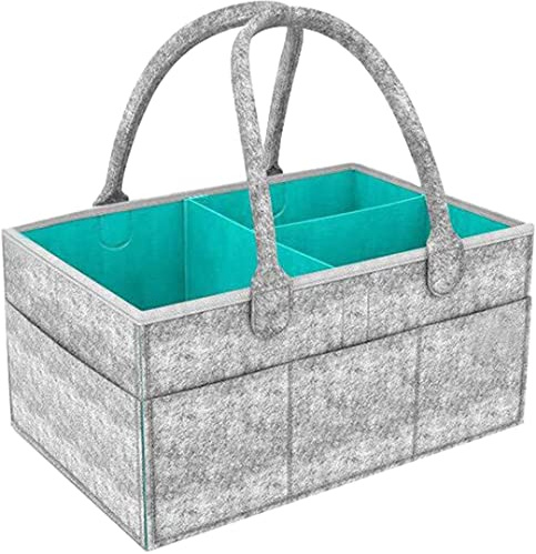 Aufbewahrungskorb, faltbar, rund, aus Baumwolle, für Babyzimmer, Spielzeug, Wäsche, Babykleidung, Geschenkkörbe (Elefant)