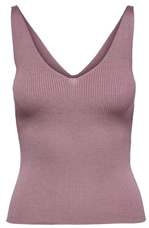 JDY Damen JDYNANNA S/L KNT NOOS Top, Wistful Mauve, XS