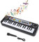 E-Piano, mit Mikrofon, 37 Tasten, elektrischem Digital Keyboard Piano, Kinderspielzeug, zum Spielen im Innen- oder Außenbereich