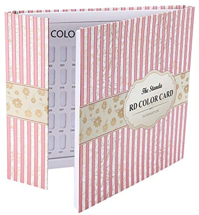 Catalogue de présentation de Vernis à Ongles - Carte de présentation de Vernis Gel avec 120 emplacements pour Capsules de Nail Art - Présentoir élégant et Professionnel