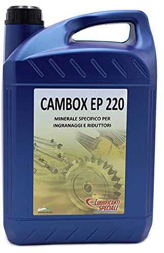 Olio per ingranaggi industriali e riduttori - 5 Litri - CAMBOX EP 220