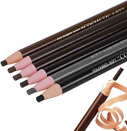 6pcs Wood Furniture Repair Kit Touch Up Pens for Scratches Repair Crayons for Wooden Floor Door Table Bedpost Furniture Restore Markers Pen Hide and Cover up Scratches Stains