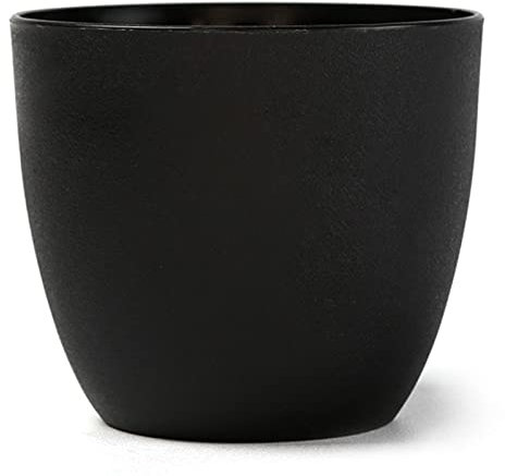 Muzhira Plant Pots, 28cm Thicken Plastic Planter with Drainage Holes, Plant Container Indoor Gardening Pot for Indoor and Outdoor Garden - Black