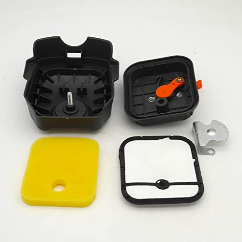 ABZEKH Filtro Aria Completo Fit for Husqvarna 143 443 143R 443R Attrezzi da Giardino Decespugliatore Tagliaerba Pezzi di Ricambio Prestazione