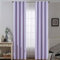 Yakamok Blackout Curtains Room Darkening Thermal Insulated Window Panels,Solid Grommet Top Drapes for Bedroom/Living Room(52Wx90L, Lilac, 2 Panels)