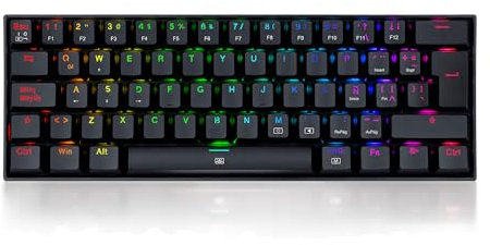 Redragon - Dragonborn Teclado Mecánico Gaming Switch Red RGB Negro - Layout España