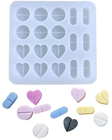 YANGLY Pendant Quicksand Shaker Filler Epoxy Resin Mold Resin Filling Silicone Mould DIY Casting Tools