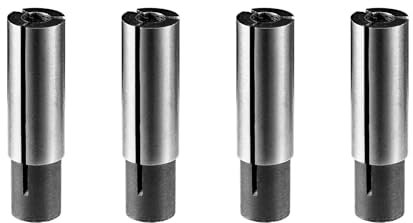 Genmitsu Lot de 4 adaptateurs de serrage pour toupie - 1/4 à 1/8 CNC - Pour outil de machine de gravure, routeur CNC et pilote, CA04A