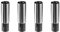 Genmitsu 4-teiliger Fräser-Spannzangenadapter, 1/4″ bis 1/8″ CNC-Gravierfräser-Bit-Spannzangen-Größenkonverter