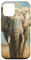 Hülle für iPhone 15 Aquarell Afrikanischer Elefant