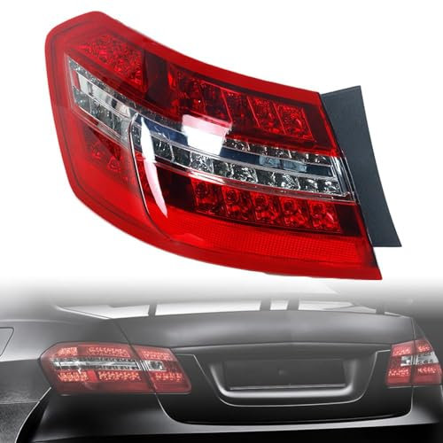 YQINGQ Rücklicht Rückleuchte für B-ENZ E Klasse W212 2009 2010 2011 2012 2013, Auto Rücklicht Montage Bremslicht Blinker Links Rechts Ersatzteile,Left-Outside