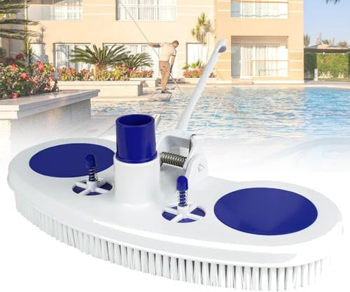 MTTXY Swimming Pool Vacuum, Pool and Spa Vacuum Head, Clean Debris Above Ground & In-Ground Swimming Pools, Spas