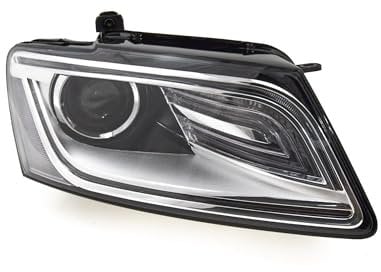 EDA PREMIUM auto Scheinwerfer, Frontscheinwerfer Rechts 8R0941044 passend für AUDI Q5 8R 2012-2016, mit Stellmotor für LWR, Bi-Xenon, D3S, ECE, ohne LED-Steuergerät, mit Tagfahrlicht (LED)