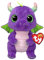 TY Daphne Dinosaurier - Beanie Boo Regular | Weiches Plüschtier für Kinder, Babytier, Kuschelteddy, Sammler-Plüschtiere
