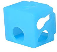 FWRCCMJ 3D-Drucker V5 Heizungsblock Aluminiumblock Silikon Socketeile VS/Fit für E3D V6 Block/Fit für J-Head Hotend Extruder(Silicone Sock,2PC)