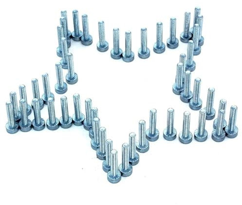 JFGIkLFD Bulloni Torx di Ricambio compatibili M5 X 25 per motoseghe, soffiatori, motozappe 50PKS T27