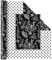 WERNNSAI Schwarzes Geschenkpapier mit Blumenmuster – 1 Rolle 43 cm x 10 m Blumenstrauß Geschenkpapier Schwarz Blumen Packpapier für Erwachsene Hochzeits Brautparty Geschenkpapier