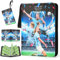 TCGUARD Fußball Sammelalbum mit 720 Taschen für Sportkarten, Fußball Karten etc. Sammelkarten Album für Fußballkarten, Doppel-Seiten mit Wasserdichtes PU und Reißverschluss für Fußball Karten Azurblau