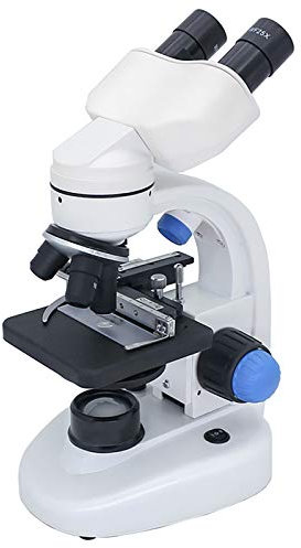 IUBGFTO 40-1000X Binocular Biological Microscope 2.0MP USB Camera Digital Microscope 100 pcs Specimen Student Lab Biological Experiment