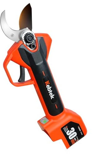 Kebtek Professionelle Akku Astschere 2025 NEU, 16.8V 30mm Elektrische Gartenschere Laufzeit Sicherheitsschalter, Gartenschere Heavy Duty für Baum, Ast & Rose(Nur Körper)