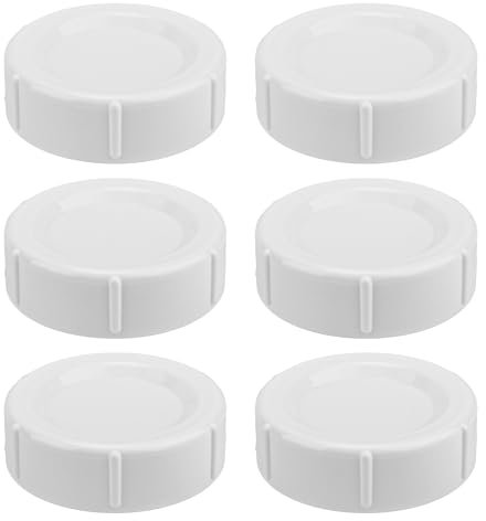 lasuroa 6pcs Baby Bottle Caps for Dr Brown, BPA-Free Baby Bottle Lids for Travel and Storage Replacement Parts Compatible with Dr. Brown’s Natural Flow Wide-Neck