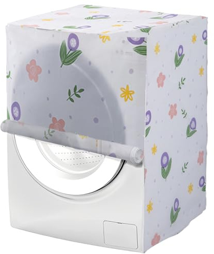 EJRUP Housse de Machine à Laver, Housse de Protection étanche pour Sèche-Linge, Ouverture avant Anti-Poussière