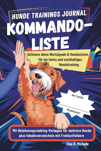 Trainingsjournal Kommando-Liste: Definiere deine Wortsignale & Handzeichen für ein faires und nachhaltiges Hundetraining