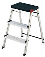 Taburete Plegable Rolser de Aluminio M3 - Negro
