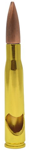 tsmedia Flaschenöffner in Form der Kaliber 50 Bullet