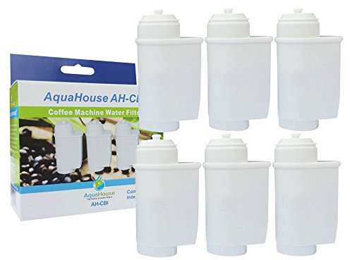 AquaHouse AH-CBI Compatible Water Filter for Bosch Neff Siemens Gaggenau Coffee Machines TZ70003 TCZ7003 467873 575491 (6 Pack)