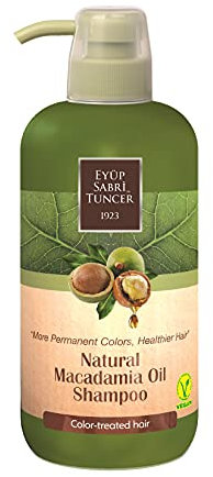 Eyüp Sabri Tuncer Natural Macadamia Oil Shampoo 600ml I Haarshampoo für gefärbtes Haar I Hairshampoo for color-treated hair I Macadamia Öl