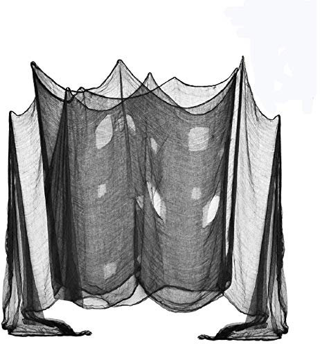 Halloween decorative fabric for Halloween party decoration for doors, halls, shower curtains, porches, decks, windows, gates [6 m x 1.2 m]