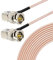 Superbat SDI Kabel 1m 3G/HD BNC Kabel 75ohm RG179 SDI Video Kabel Männlich zu Männlich Koaxial Kabel für Kamera und Konverter Videogeräte Unterstützt 3G-SDI/HD-SDI/4K/8K(Beide Rechter Winkel,1 Stück).