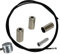 SHIMANO Bremszug-Set Stahl f. HR Zug 2200mm Hülle 2000mm Stahl 1Set schwarz