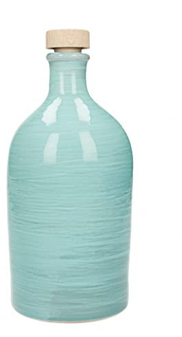Brandani 52258 Oliera Artigianale 500ml Maiolica cm d 8,5x20h Capacita 500 ml Materiale maiolica 100% Made in Italy Colore Turchese