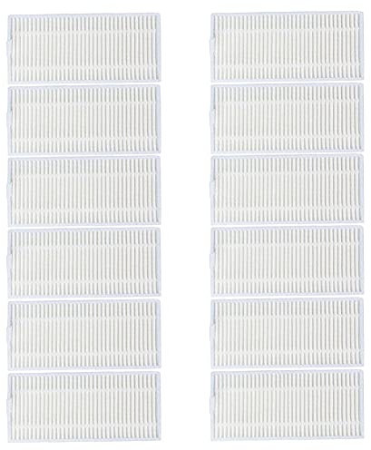 Filtros de repuesto Laimaiou para Cecotec Conga 6090 Ultra 7090 IA 5090 5490 Robot aspirador Kit de accesorios 12 piezas