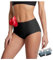 Ahagogo Culotte Menstruelle Flux Abondant Culotte Menstruelle Adolescente Culottes Menstruelles Ultra Absorbante Culotte Femme (FR/ES, Alpha/Lettres, 3TG, Taille Normale, Taille Normale, Noir)