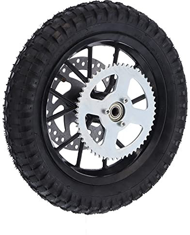 Dirt Bike Hinterrad, 12,5 X 2,75 Zoll Gummi + Metall Hinterradreifen für Coolster 49 2-Takt Mini Dirt Bike QG-50