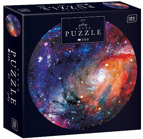 Interdruk - 500 Piece Round Jigsaw Puzzle for Adults - Galaxy no. 1