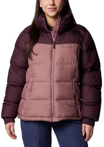 Columbia Damen Pike Lake Jacke mit durchgehendem Reißverschluss Pufferjacke, Moonvista/Feige, S
