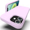 Zuvirelx Glatte Silikon hülle für iPhone 12 Mini, Staubbeständig‌, Slim, Taschentauglich‌ Handyhülle Cover Case für Apple iPhone 12 Mini - Lavendel