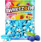 Sweetzone Blue Raspberry Mushroom 1kg Gummy Sweets, Explore the Delightful Snack of Gummy Mushroom Blue and White Sweets with these Irresistible, Halal Sweet Fruity Chewy Treats, Suitable for All Ages