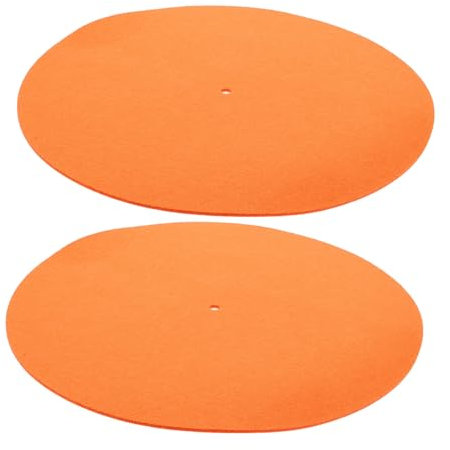 GLSTOY Record Player Mat Felt Turntable Pad Vinyl Record Mat Shock Absorption
