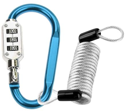 Obotsnoi Combination Password Code Lock Padlocks For Suitcase Luggage Aluminum Alloy Locks 3 Digit Resettable Lock Carabiner