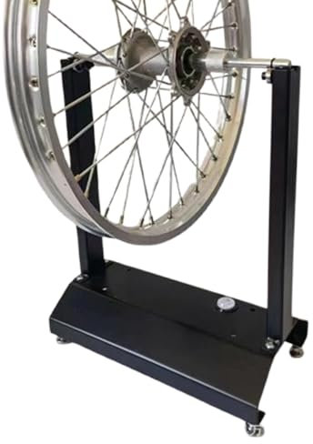 Equilibratrici per ruote moto, supporto per equilibratura ruote - Cavalletto per equilibratura ruote per motociclette per carichi pesanti - Riparazione della ruota del supporto regolabile per la