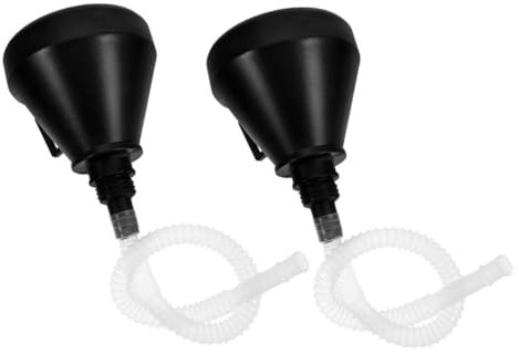 MOLUCKFU 2 Pièces entonnoir à essence Entonnoir à gaz à large ouverture entonnoir de remplissage de entonnoir à eau pour camping-car entonnoir pour réservoir d'essence Plastique