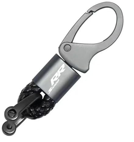 ZZXYSM Motorrad Metall Schlüsselanhänger Für Motorrad Für B/MW S1000R S1000RR 2009-2021 S1000XR 2014-2020, Schwarz