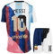 HUSSATEX Miami Argentinien Barcelona Trio Special Vintage Edition Leo #10 Kinder Fußball Trikot & Shorts Geschenkset Jugendgrößen (Mix, 152)