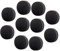 SOIMISS 1 Satz Schnell Brennende Holzkohle Campingkocher Grill Camping-wasserkocher Schornstein Öfen Ninja-luftfritteuse Lötlampe Herd Black Hölzern 10 Stück