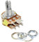 WH148 B10K Potentiometer, 6-polig, 10 Ohm, 15-mm-Achse mit Mutter und Unterlegscheibe, 5 Stück